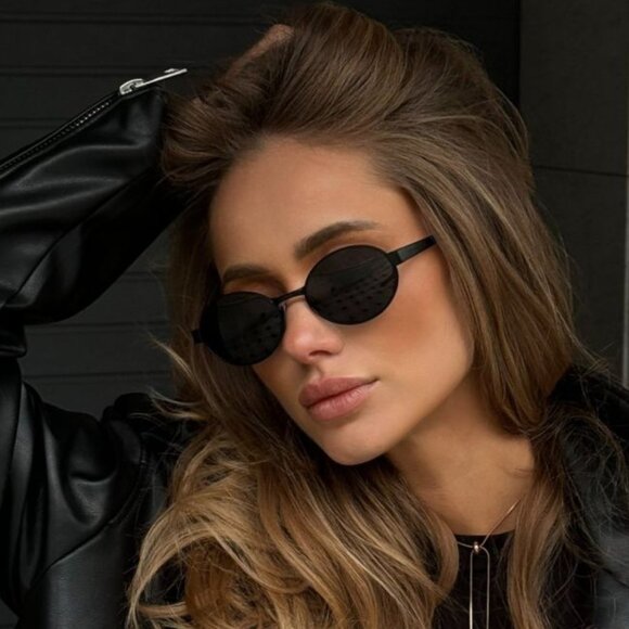 NWT SAINT LAURENT BLACK WOMEN SUNGLASSES - Picture 1 of 6